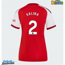 Arsenal William Saliba #2 Hjemmedrakt Dame 2026-27 Kortermet